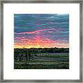 Spring Sunset Framed Print