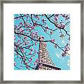 Springtime In Paris - Eiffel Tower Photograph Framed Print