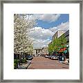 Springtime On Marion Street. Framed Print