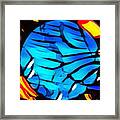 Sprouting Blue Framed Print