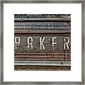 Square Baker Studebaker Framed Print