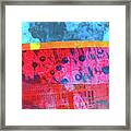 Square Collage No. 12 Framed Print