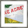 Square Collage No. 7 Framed Print