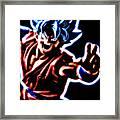 Ssjg Goku Framed Print