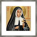 St. Bernadette Of Lourdes - Jcbsl Framed Print