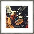 St. Cecilia And The Angel Framed Print