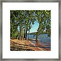 St Croix River Shoreline Framed Print