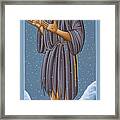St Francis Wounded Winter Light 098 Framed Print