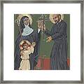 St Hildegard And St Ignatius- Viriditas Framed Print