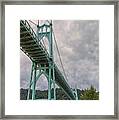 St. Johns Bridge Framed Print