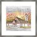 St. Malachy Church, Tehachapi, California Framed Print