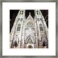 St Patrick Cathedral Nyc Morning Framed Print