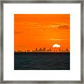 St. Pete Fireball Framed Print