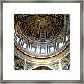 St. Peters Basilica Dome Framed Print