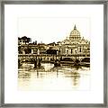 St. Peters Basilica Framed Print