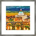 St. Peter's Basilica Nbr 1 Framed Print