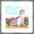 St. Peter's Catholic Church, Fayette, Mi Framed Print