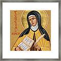 St. Teresa Of Avila - Jctov Framed Print