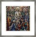 Stained Glass - Palm Sunday Framed Print