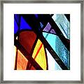 Stained Glass #4717 Framed Print