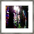 Stained Glass #4718 Framed Print