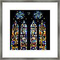Stained Glass France Framed Print