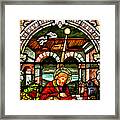 Stained Glass Scene 4 - 2 Framed Print