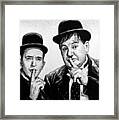Stan And Ollie Framed Print