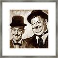 Stan Laurel  Oliver Hardy Framed Print