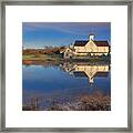 Star Barn Sunrise Framed Print