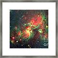 Star Formation In W33 Nebula Framed Print