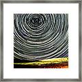 Star Trail Framed Print