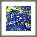 Starry Night Abstract Framed Print