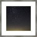 Starry Sky Over Virginia Farm Framed Print