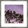 Starry Vortex Long Exposure Over Wingaersheek Beach Gloucester Ma Framed Print