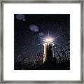 Stars Over Nobska Lighthouse Framed Print