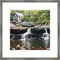 Start Of Autumn At Glade Creek Mill - West Virginia Framed Print