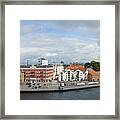 Stavanger Harbour Panorama Framed Print