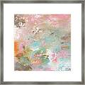 Stay- Abstract Art By Linda Woods Framed Print