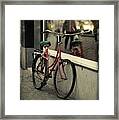 Staying Alone. Old Cards From Amsterdam Framed Print