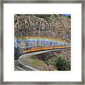 Steam Rainbow Framed Print