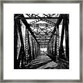 Steel Bridge Framed Print