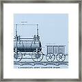 Stephenson's Patent Locomotive Engine Framed Print