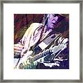 Stevie Ray Vaughan Texas Blues Framed Print