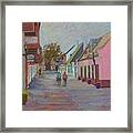 St.george St.,st. Augustine ,fla. Framed Print