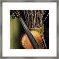 Sticks And Strings Framed Print