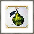 Still Life Pear Framed Print