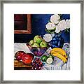 Still Life With Snowballs Framed Print