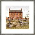 Stone House / Manassas National Battlefield / Winter Morning Framed Print