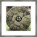 Stone Wheel Framed Print